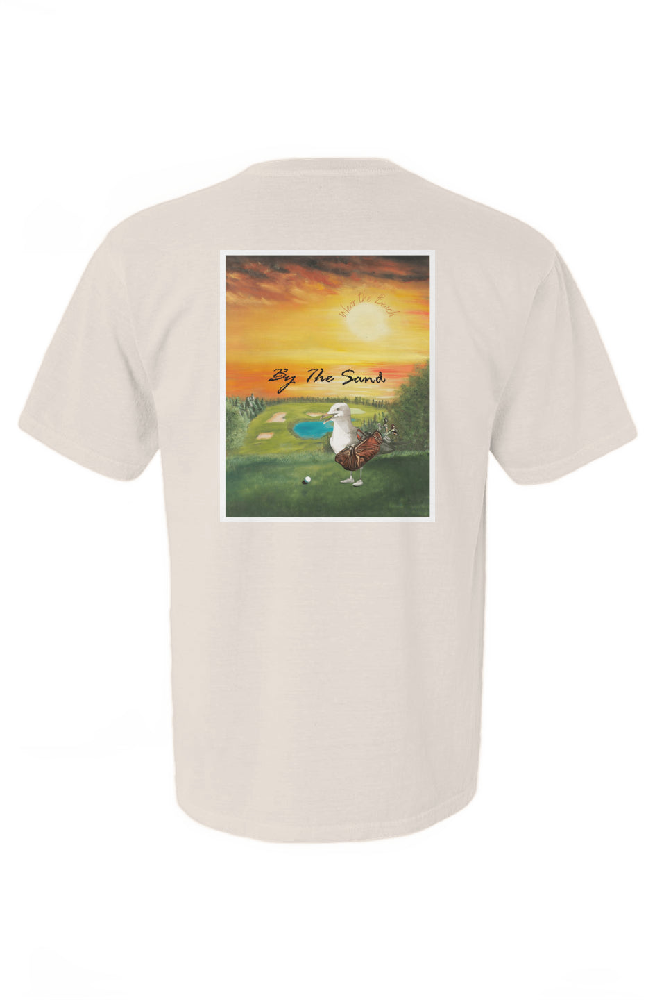 Seagull Playing Golf
