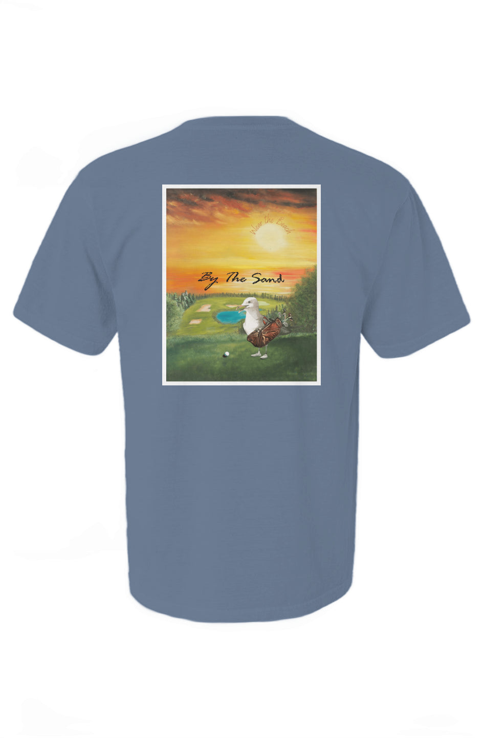 Seagull Playing Golf