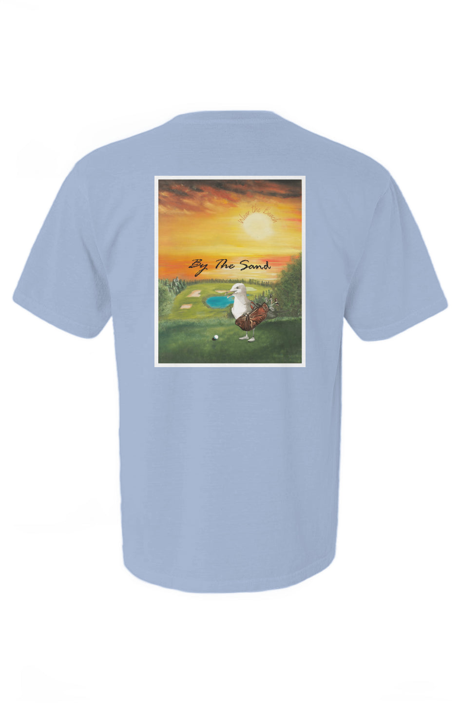 Seagull Playing Golf