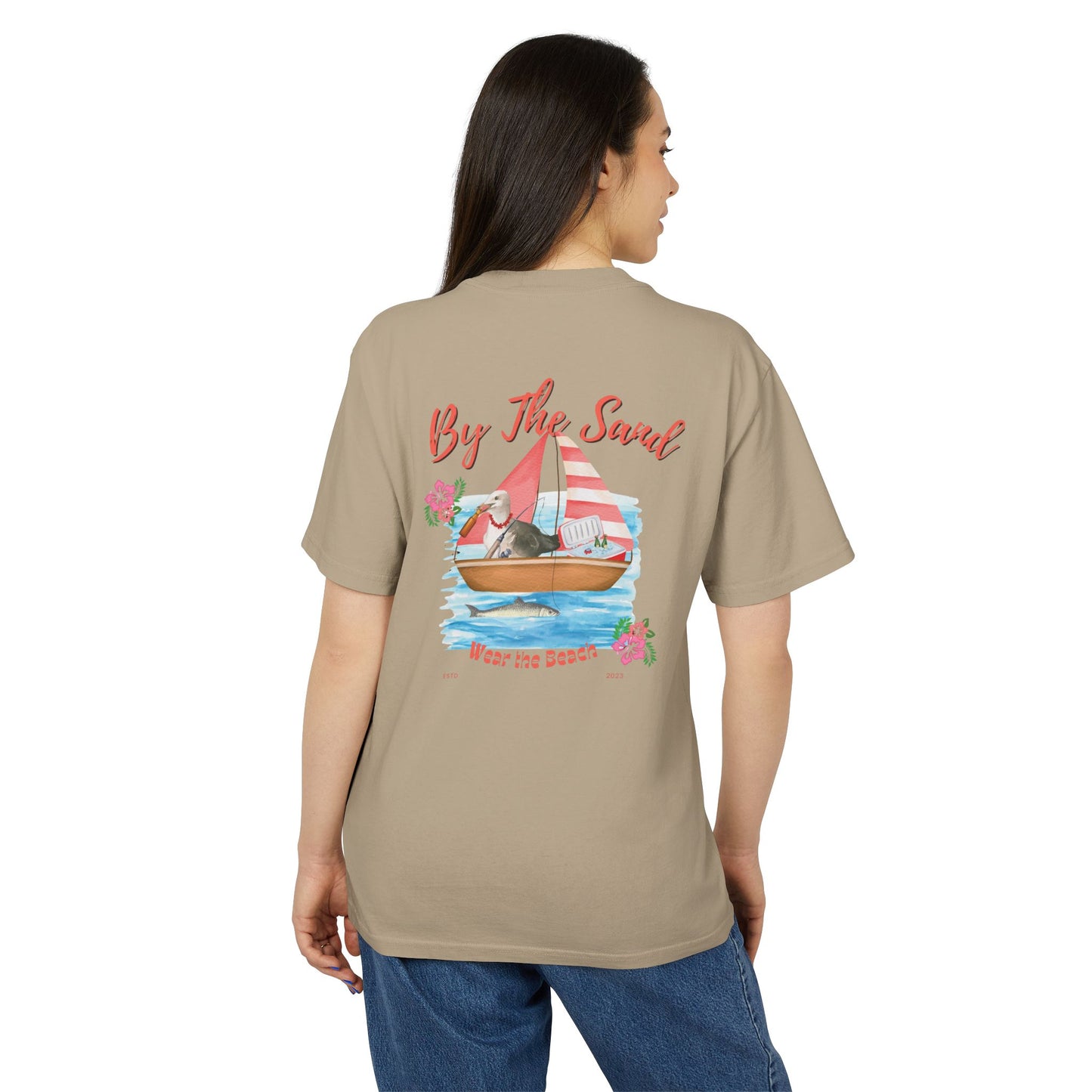 Seagull Fishing Heavy Faded Tee