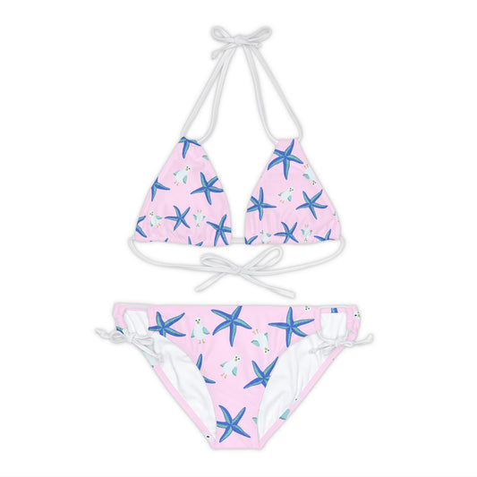 Seagull & Starfish Strappy Bikini Set