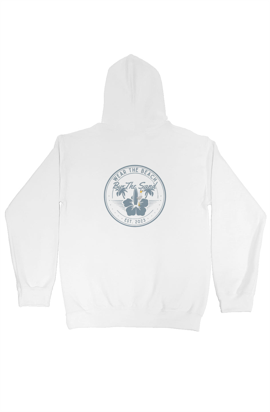 Seagull With Surfboard Hoodie