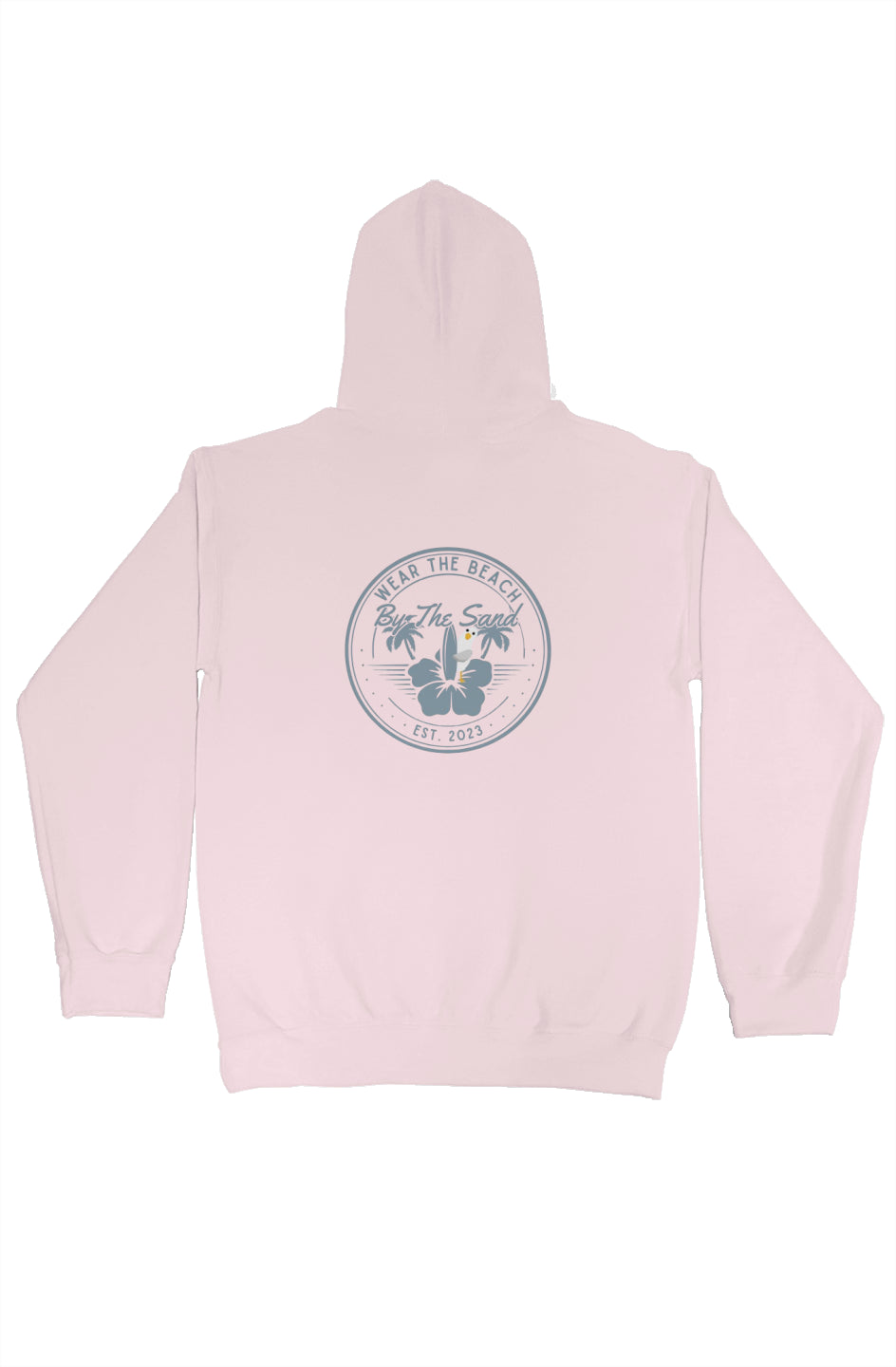 Seagull With Surfboard Hoodie